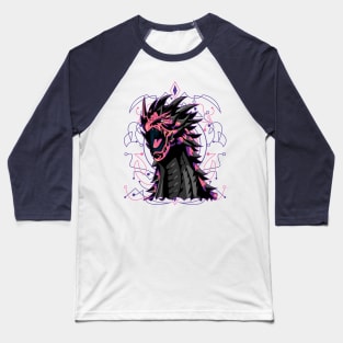 dragon head angry Baseball T-Shirt